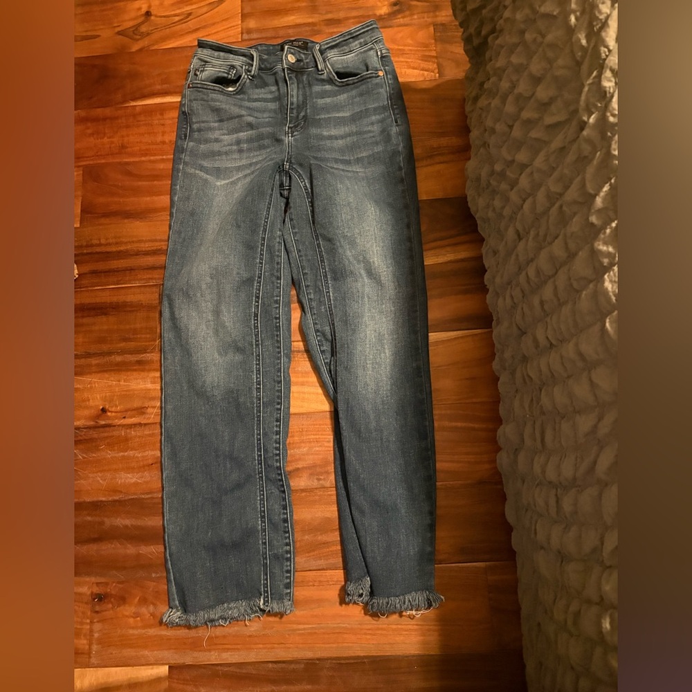 Judy Blue Dark Wash Straight Fit Jeans (0388)